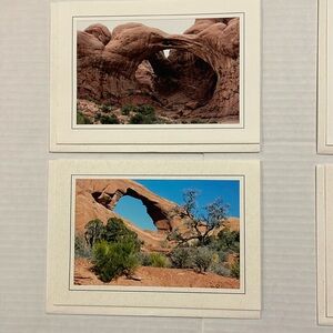 04 SET OF 12 Nature Photo Greeting Cards: elk, iguana, flowers, fox, desert